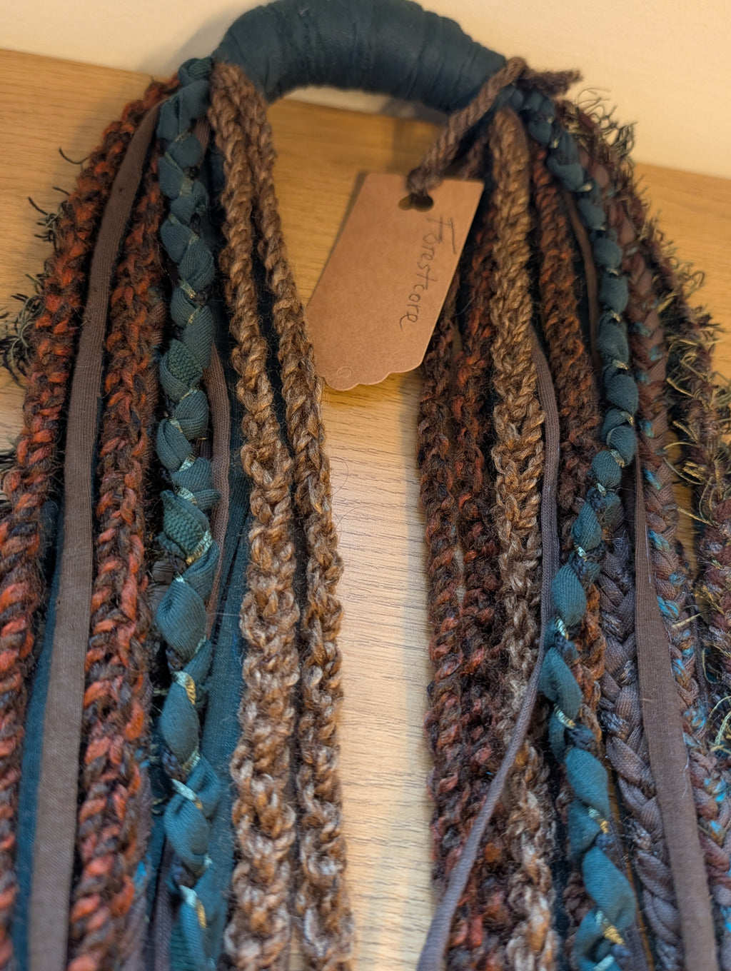 Forestcore Bohemian Style Infinity Scarf