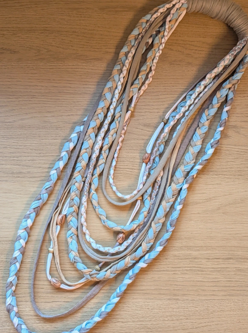 Mint Ice, Summer Festival, Boho Style, Longer length Infinity Scarf