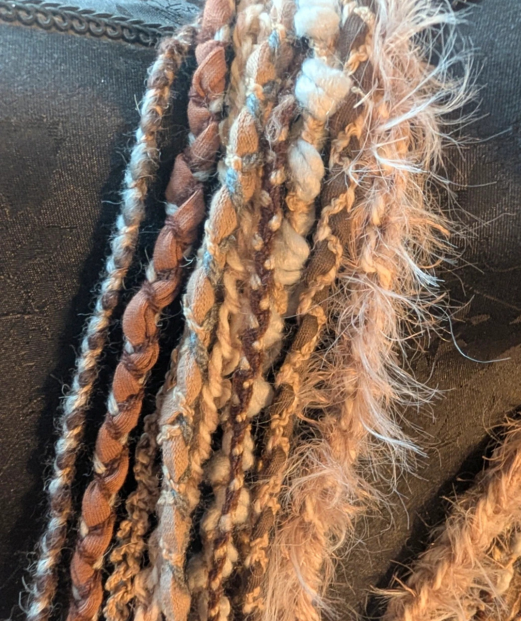 Viking Maiden, Viking Aesthetic Woven Necklace or Costume Accessory
