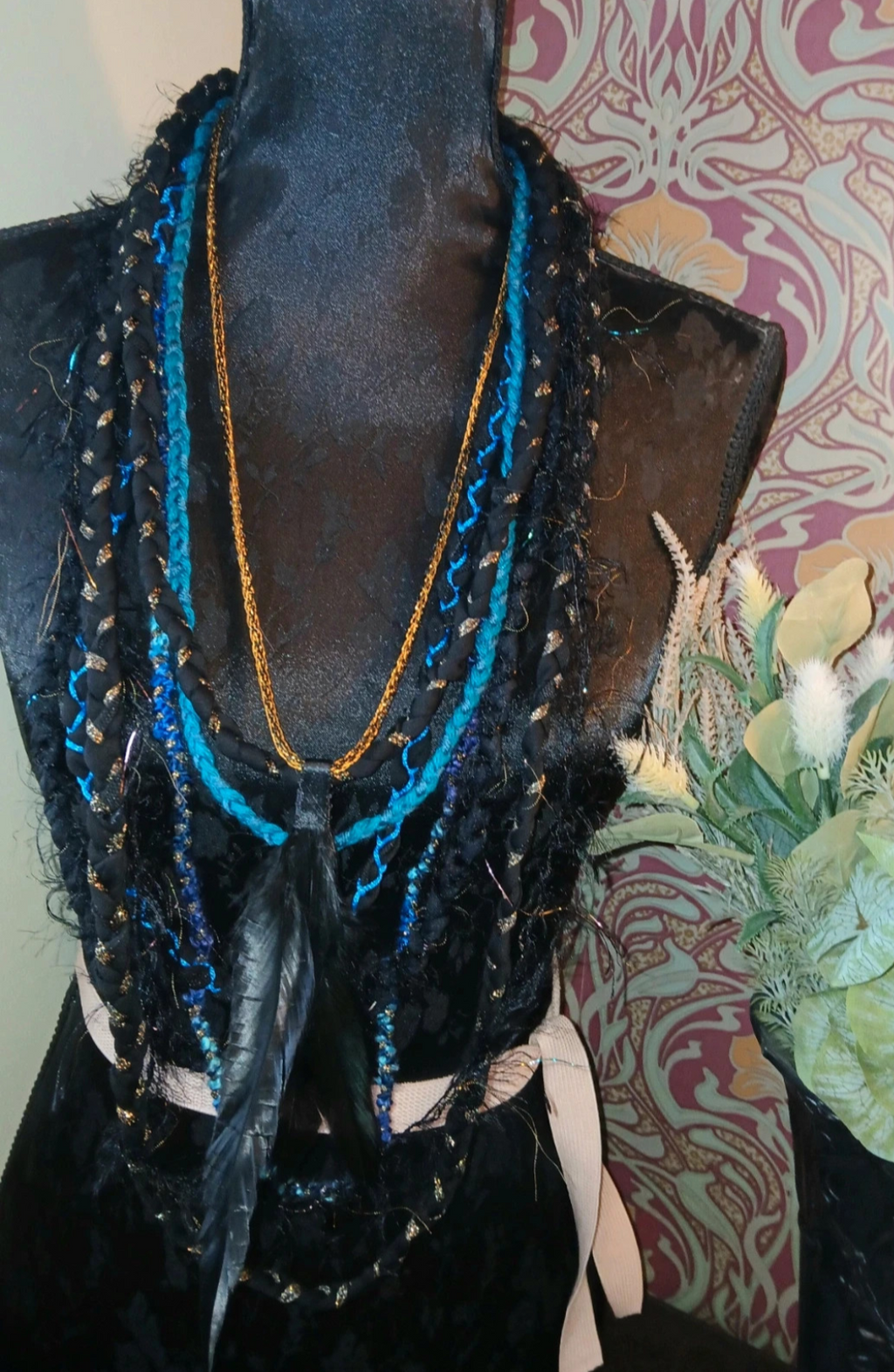 Cleopatra, Historical Female Inspired Statement Piece, Handmade, Upcycled, Unique