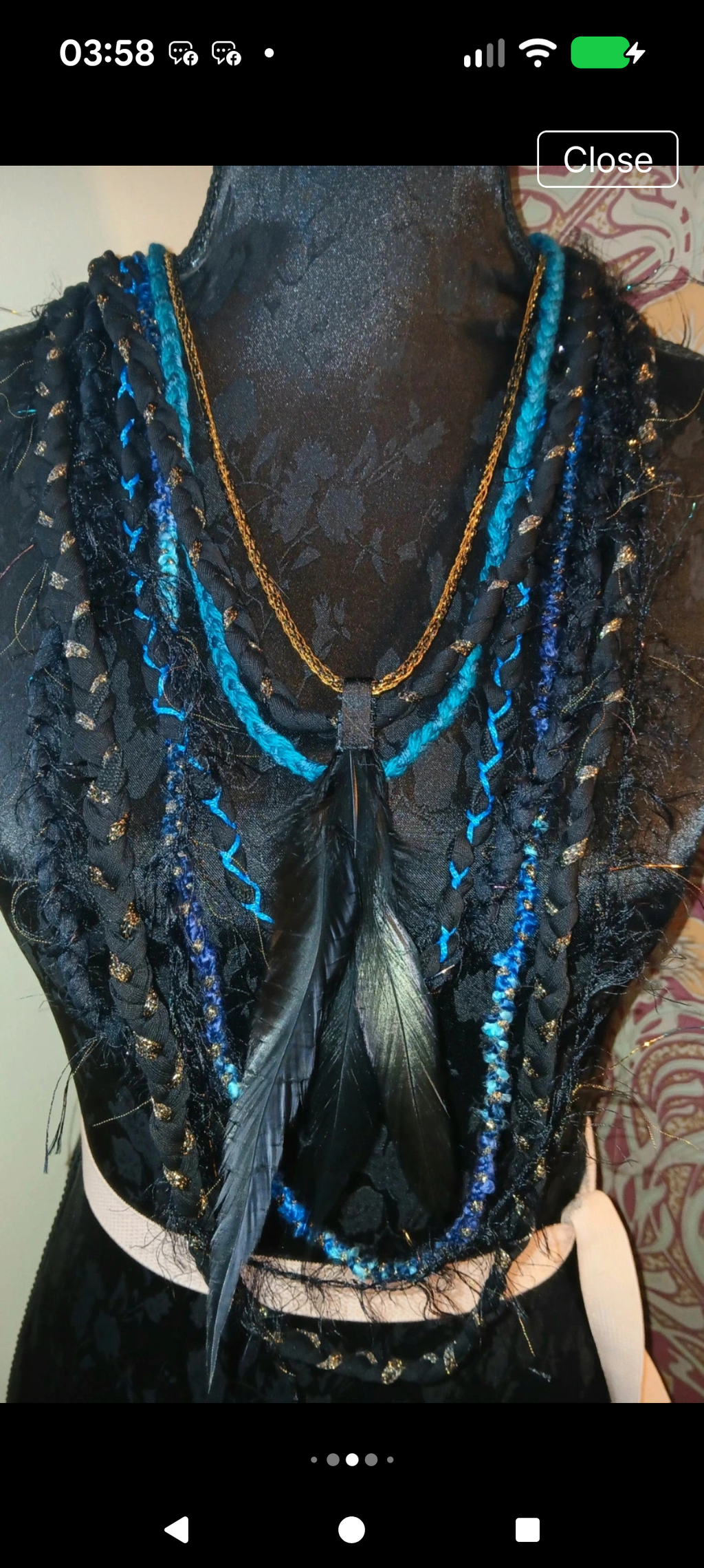 Cleopatra, Historical Female Inspired Statement Piece, Handmade, Upcycled, Unique