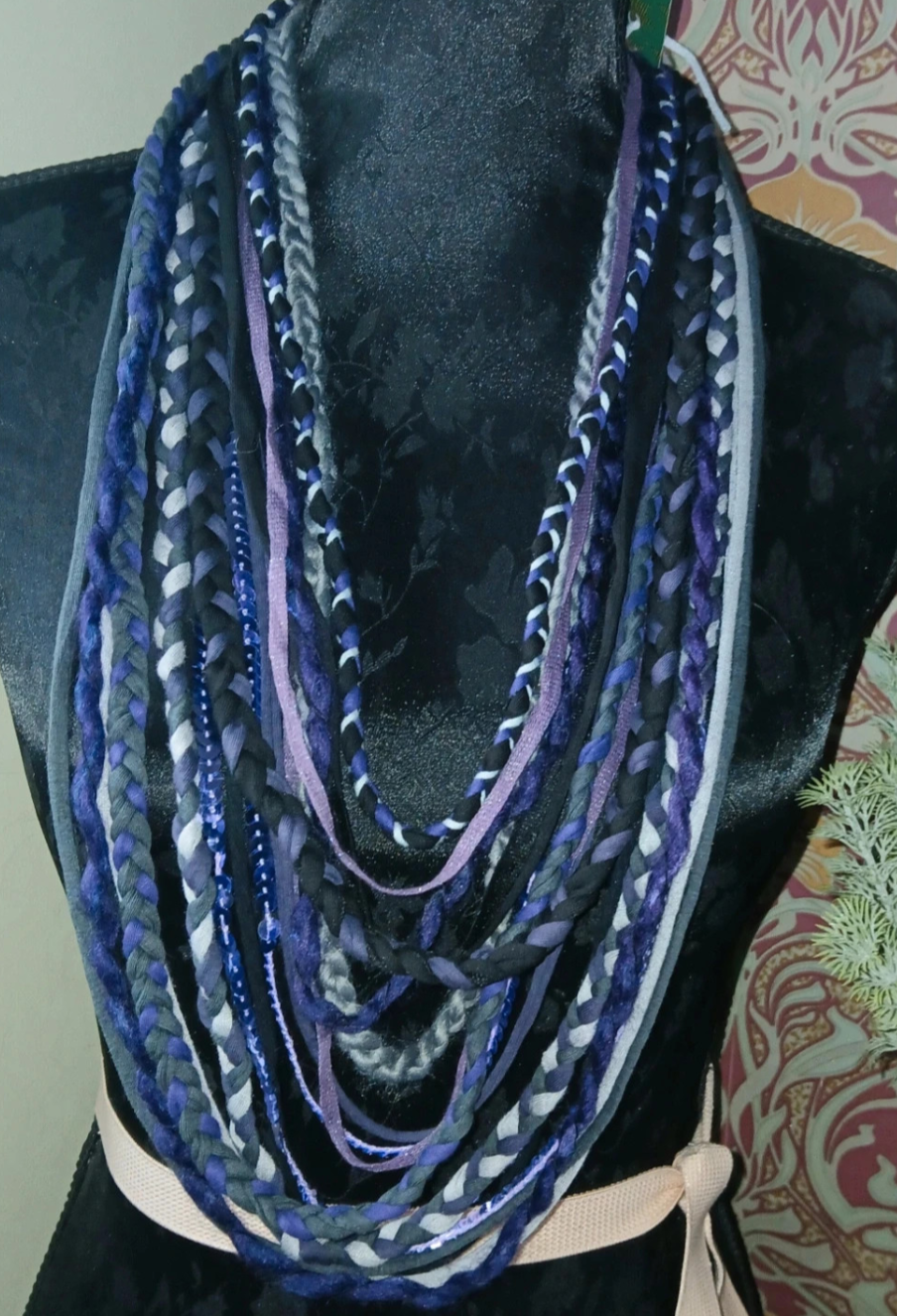 Spellbound, Witchy Inspired Boho Fabric Necklace