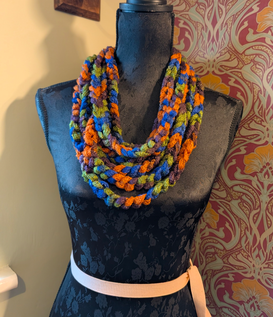 Carnival, Unique Handmade Infinity Scarf