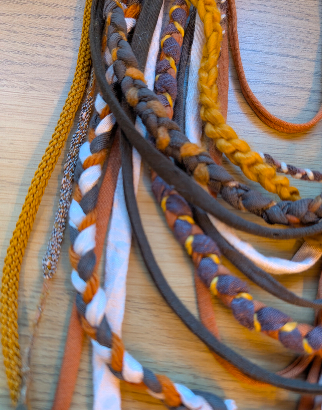 Pumpkin Spice Handcrafted Bohemian Style Scarf