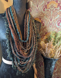 Forestcore Bohemian Style Infinity Scarf