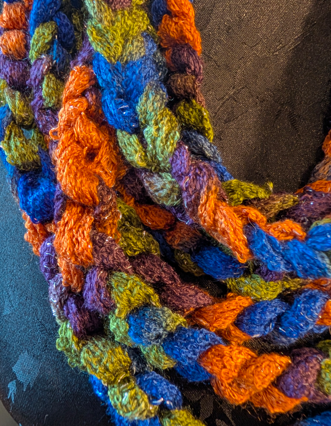 Carnival, Unique Handmade Infinity Scarf