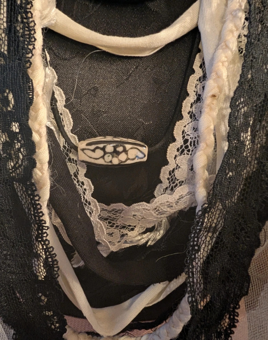 Haunting, a Gothic Vampire Inspired Design, handmade, upcycled & unique