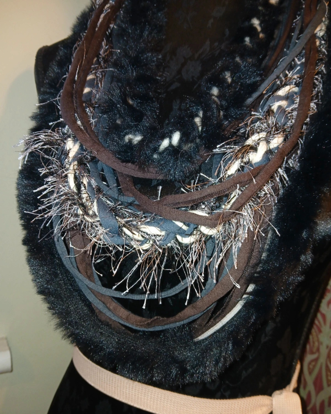 Viking Bear, Petite Viking inspired Costume necklace