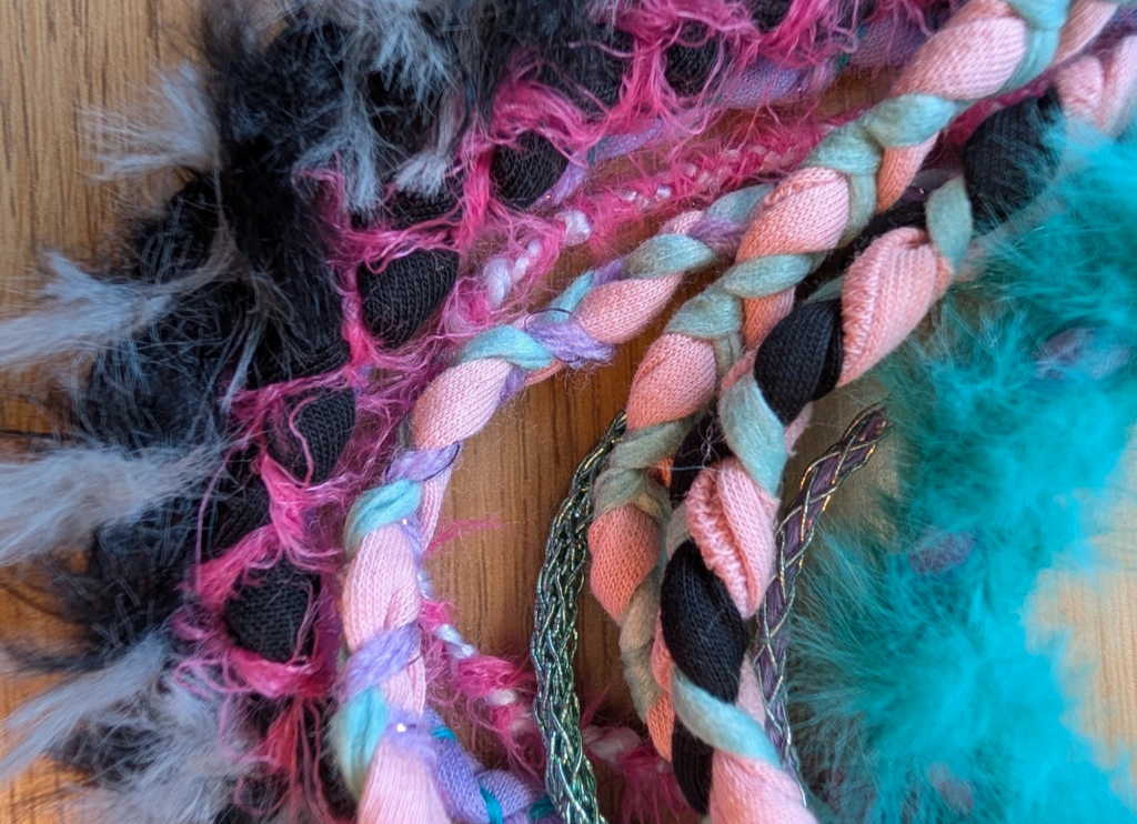 Boho Brights, Scenecore Anime Digicore aesthetic Infinity Scarf