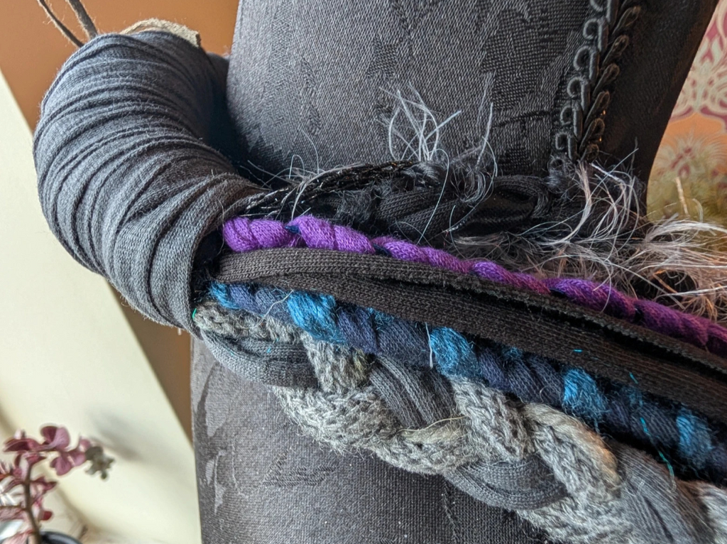 Tempest Witch Boho Witchy Style Fabric Necklace