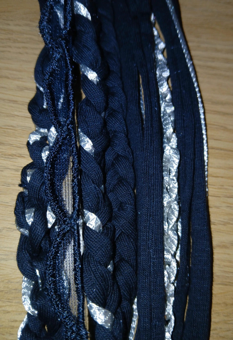 Lunar, Upcycled Fabric Necklace